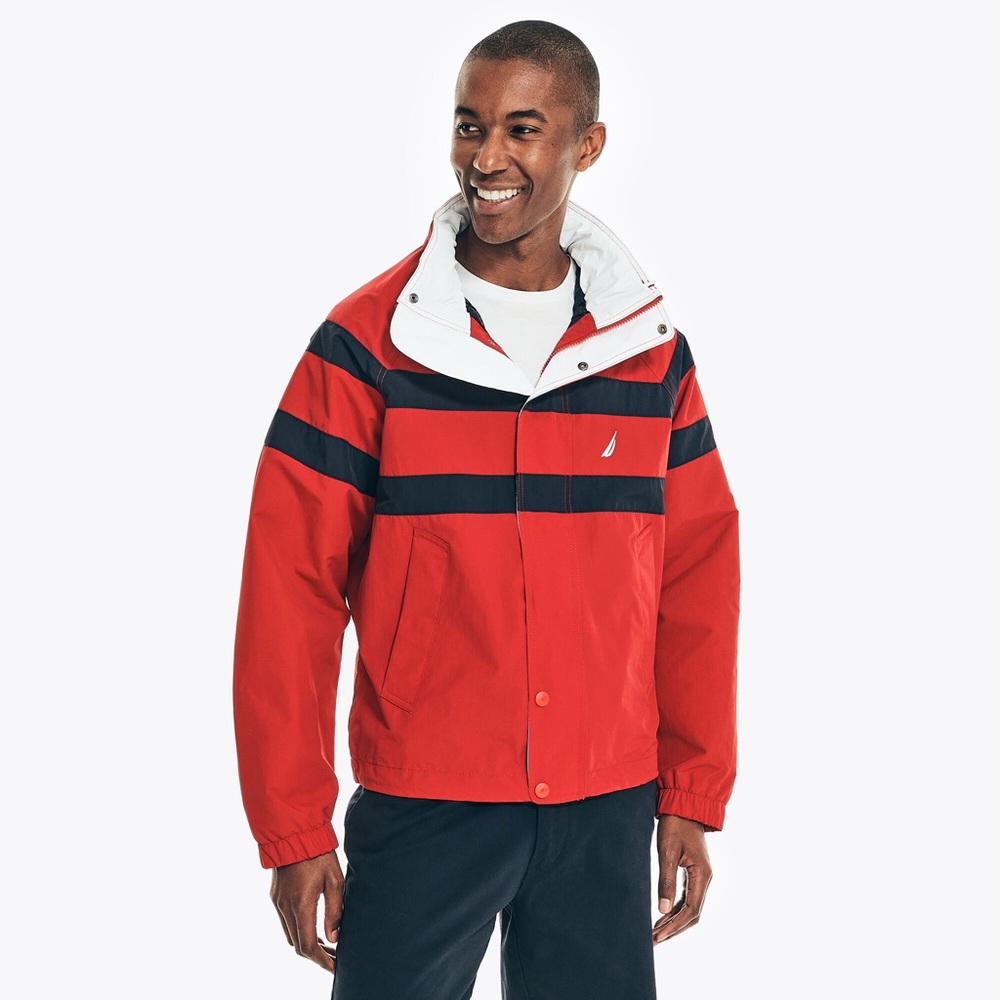 Vintage 90’s Nautica Reversible Fleece-Lined Jacket